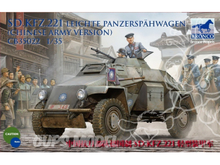 Bronco maquette militaire 35022 Sd.Kfz 221 Armée Chinoise 1939 1/35
