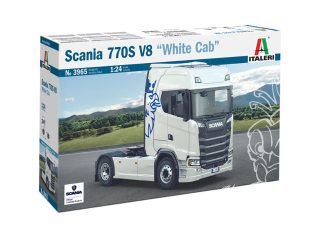 italeri maquette camion 3965 Scania 770 S V8 "White Cab" 1/24