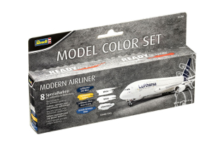 lot peinture revell 36203 Model Color - Aviation moderne (8x 18ml) Peinture de modélisme Revell à base d'eau