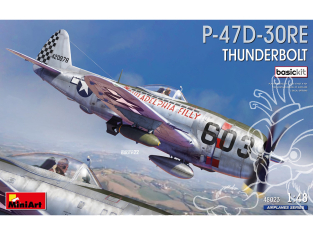 Mini Art maquette avion 48023 P-47D-30RE THUNDERBOLT. BASIC KIT 1/48