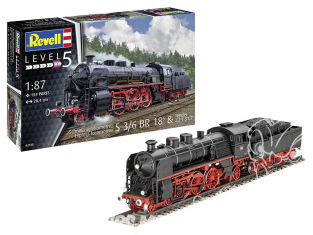 Revell maquette locomotive 02168 Locomotive pour trains rapides S3/6 BR18 avec tender 1/87