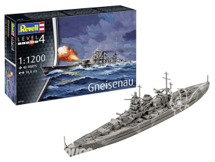 revell maquette bateau 05181 Gneisenau 1/1200