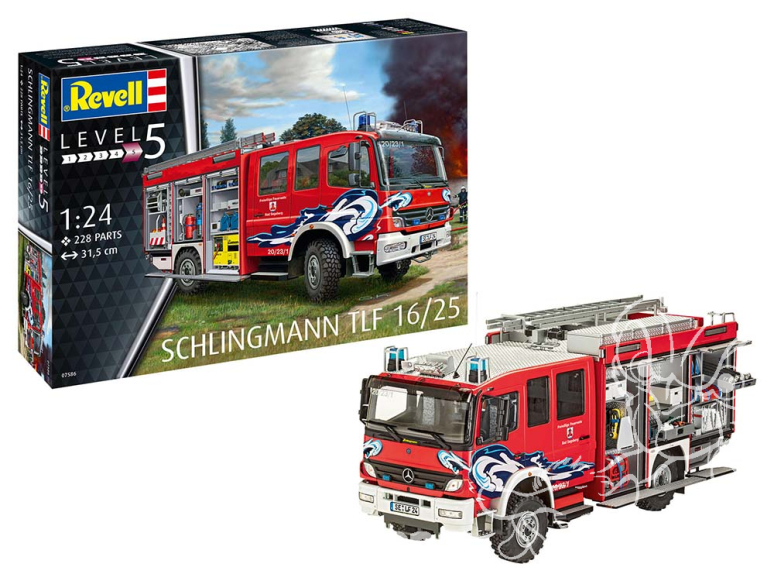 Revell maquette camion 07586 Schlingmann TLF 16/25 1/24