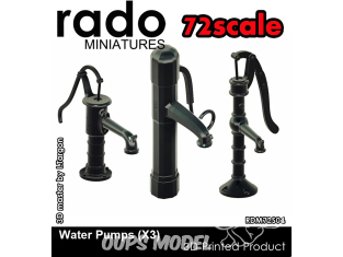 Rado miniatures accessoire RDM72S04 Pompes à eau 30-40's 1/72