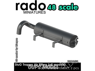 Rado miniatures accessoire RDM48S01 Filtre a air tropical StuG III 1/48