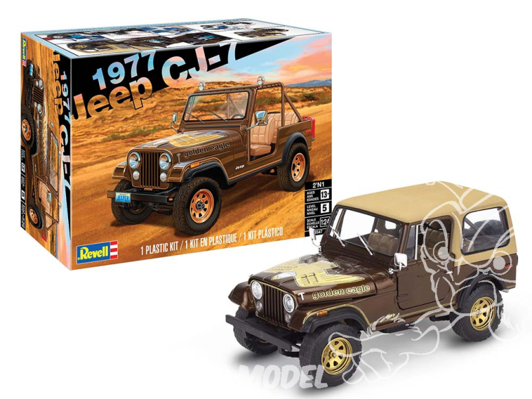 Revell US maquette voiture 14547 Jeep CJ-7 1/24