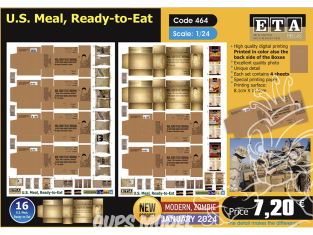 ETA diorama 464 U.S. Repas Prêt-à-manger 1/24