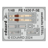EDUARD photodecoupe avion FE1430 Harnais métal F-5E AFV Club / Eduard 1/48