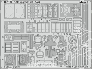 EDUARD photodecoupe avion 481132 Set amélioration F-5E Eduard 1/48