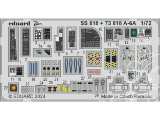 Eduard photodecoupe avion 73818 Amélioration A-6A Trumpeter 1/72