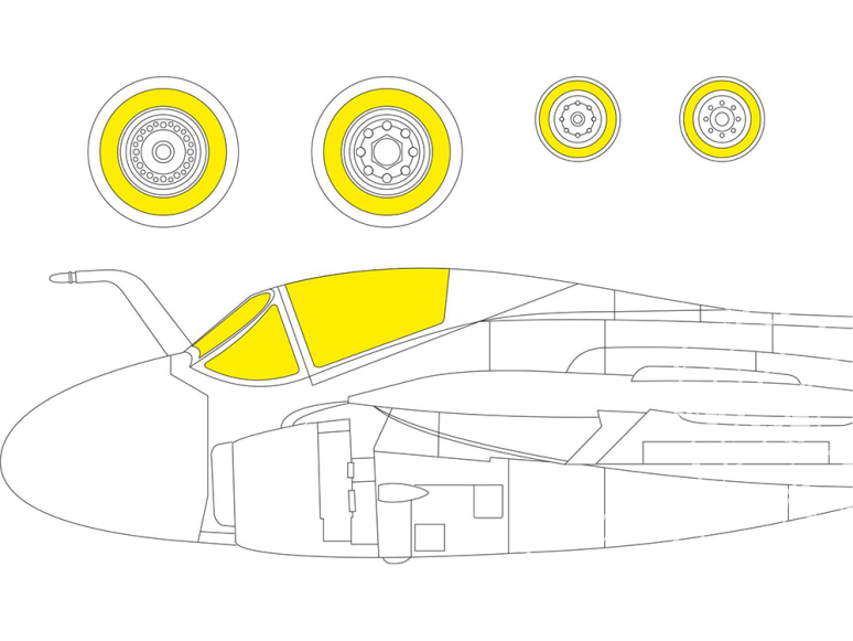 Eduard Express Mask CX659 A-6A Trumpeter 1/72