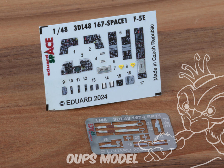 Eduard Space décalques 3D 3DL48167 F-5E Afv Club / Eduard 1/48