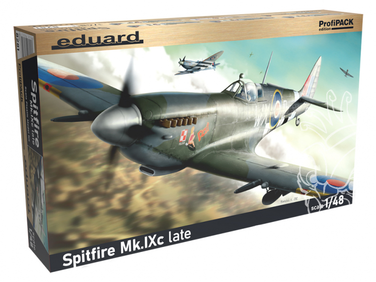 EDUARD maquette avion 8281 Spitfire Mk.IXc Late ProfiPack Edition Réédition 1/48