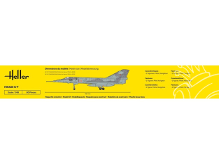 Heller maquette avion 56493 STARTER KIT Mirage IV P inclus colle et peintures 1/48
