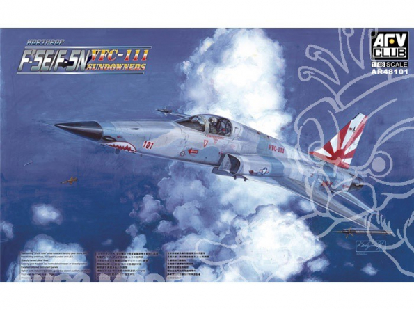 AFV maquette avion ar48101 NORTHROP F5E TIGER II "Sundowners" 1.48
