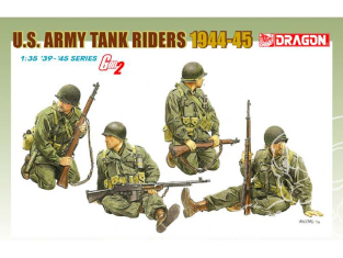 Dragon maquette militaire 6378 U.S Tank Riders 1944-1945 1/35