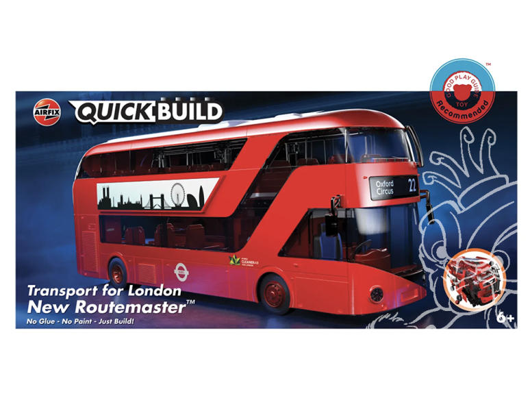 Airfix maquette voiture J6050 QUICKBUILD Transport pour le nouveau Routemaster de Londres