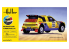 HELLER maquette voiture 56189 STARTER KIT Peugeot 205 Turbo Rally inclus peintures principale colle et pinceau 1/43