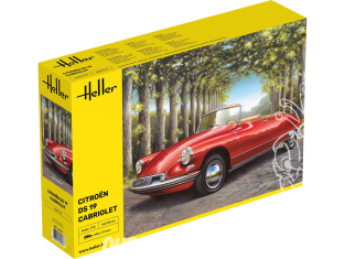 HELLER maquette voiture 80796 Citroen DS 19 Cabriolet 1/16