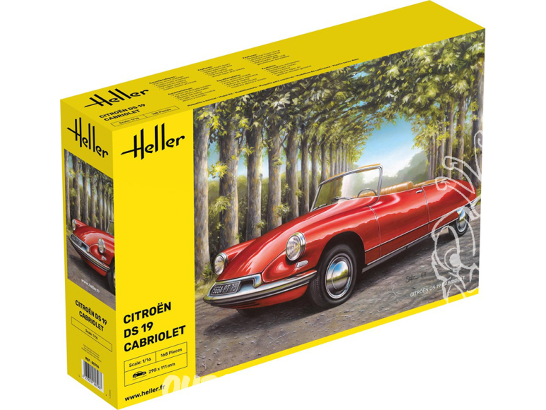 HELLER maquette voiture 80796 Citroen DS 19 1/16