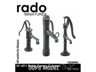 Rado miniatures accessoire RDM35S09 Pompes à eau 30-40's 1/35