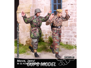 Rado miniatures figurines RDM35045 Bouge Jerry ! Waffen SS POWs Normandie 1944 1/35