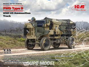 Icm maquette militaire 35656 FWD Type B Camion de munitions américain 1/35