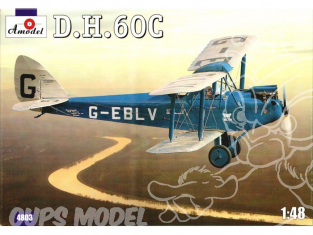 AMODEL maquette avion 4803 DE HAVILLAND DH.60C "Cirrus Moth" 1/48