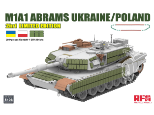 Rye Field Model maquette militaire 5106 M1A1 Abrams 1/35 Edition Limitée Ukraine / Pologne