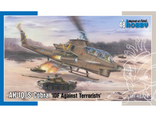 Special Hobby maquette helicoptére 48224 AH-1Q/S Cobra « Tsahal contre les terroristes » 1/48