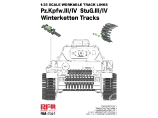 Rye Field Model maquette militaire 5084 Chenilles maillon par maillon Winterketten Pz.Kpfw.III/IV - StuG.III/IV 1/35