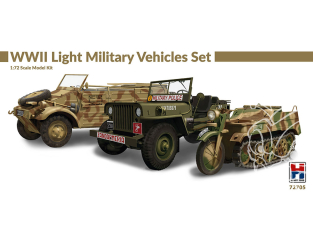 Hobby 2000 maquette militaire 72705 Set de véhicules légers WWII 1/72