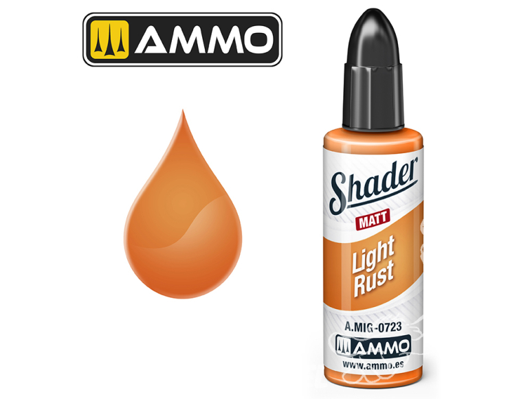 MIG Shader Matt acrylique 723 Rouille claire 10ml