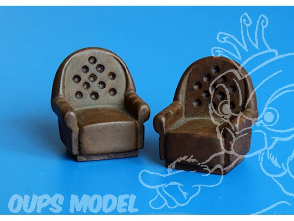 Plus Model accessoire el025 FAUTEUILS DE SALON 1/35