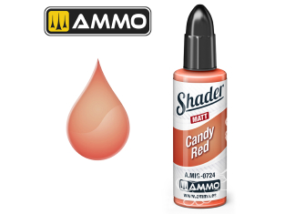 MIG Shader Matt acrylique 724 Rouge candy 10ml