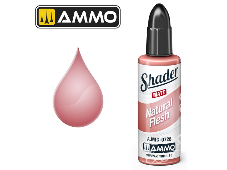 MIG Shader Matt acrylique 728 Chair naturelle 10ml