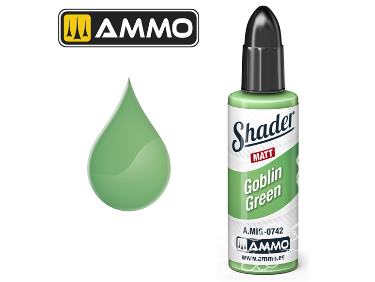 MIG Shader Matt acrylique 742 Vert gobelin 10ml