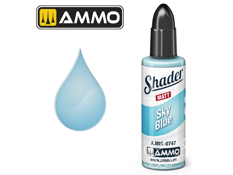 MIG Shader Matt acrylique 747 Bleu ciel 10ml