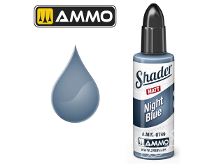 MIG Shader Matt acrylique 749 Bleu nuit 10ml