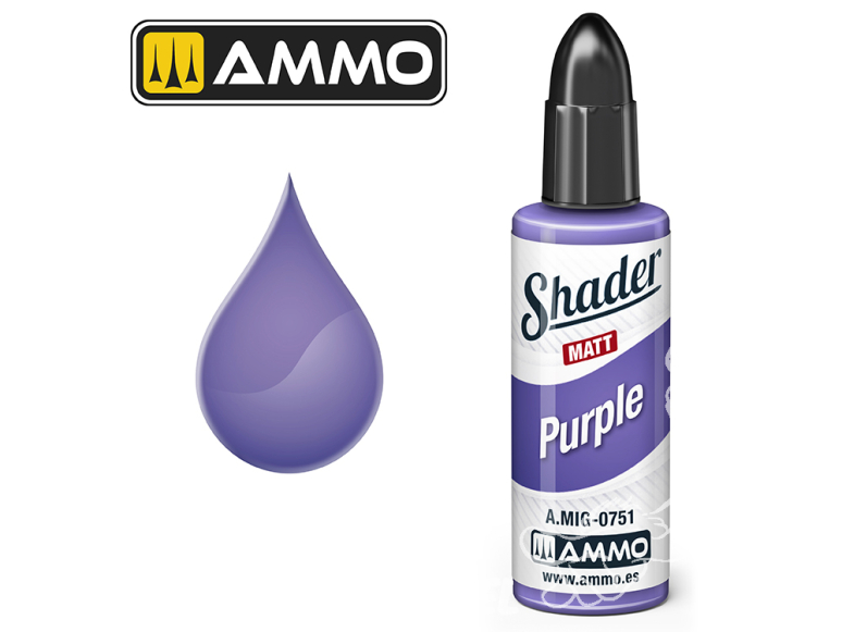 MIG Shader Matt acrylique 751 Pourpre 10ml