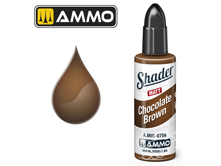 MIG Shader Matt acrylique 756 Brun chocolat 10ml