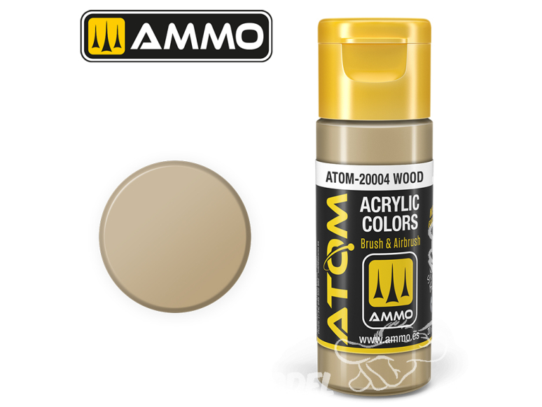 ATOM MIG peinture acrylique 20004 Bois - Wood 20ml