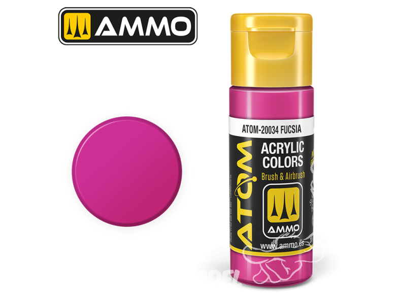 ATOM MIG peinture acrylique 20034 Fuchsia - Fuscia 20ml