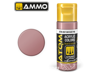 ATOM MIG peinture acrylique 20037 Rose nu foncé - Dark Nude Pink 20ml