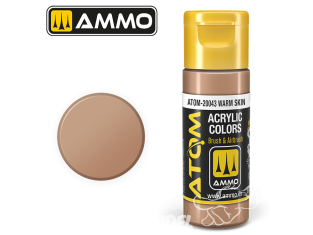 ATOM MIG peinture acrylique 20043 Peau bronzée - Warm Skin 20ml