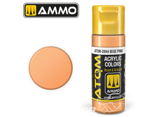 ATOM MIG peinture acrylique 20044 Rose beige - Beige pink 20ml