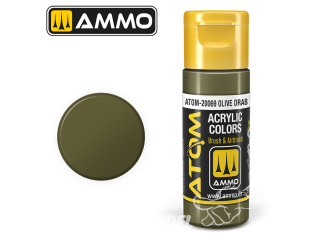 ATOM MIG peinture acrylique 20069 Olive Drab 20ml