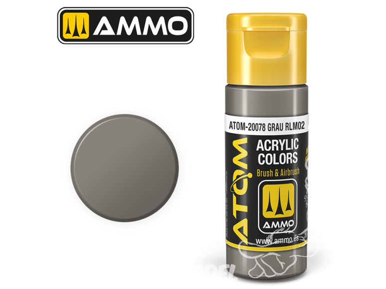 ATOM MIG peinture acrylique 20078 Grau RLM02 20ml