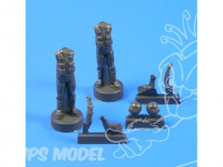 CMK figurine f35202 PILOTES pour HELICOPTERE AH-1 COBRA après 1980 1/35