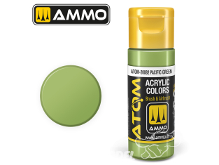 ATOM MIG peinture acrylique 20082 Vert pacifique - Pacific Green 20ml